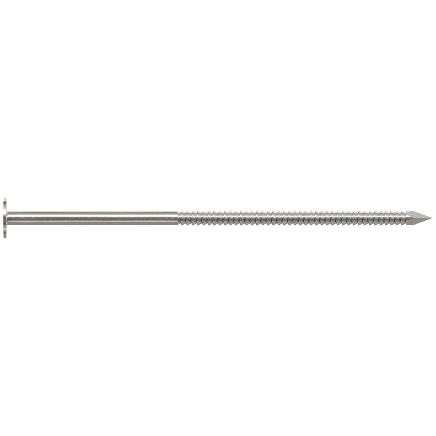 Simpson Strong-Tie S40ATNB Tile/Slating Nail, Annular Ring Shank,  5-in. x .162-in. Type 304 Stainless Steel, 25-lb.