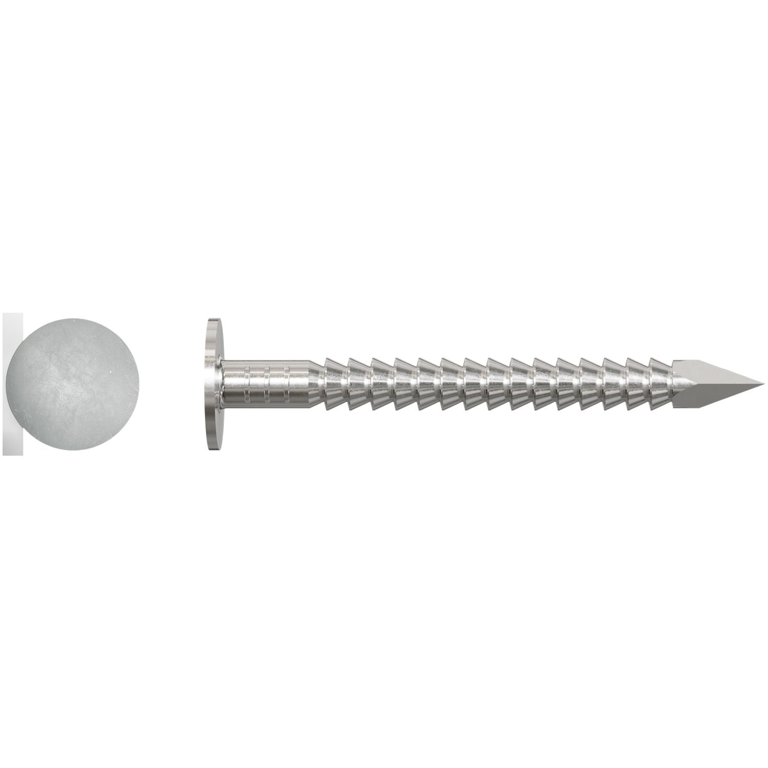 Simpson Strong-Tie S410ARN1 Roofing Nail, Annular Ring Shank,  1-1/2-in. x .131-in. Type 304 Stainless Steel, 1-lb.