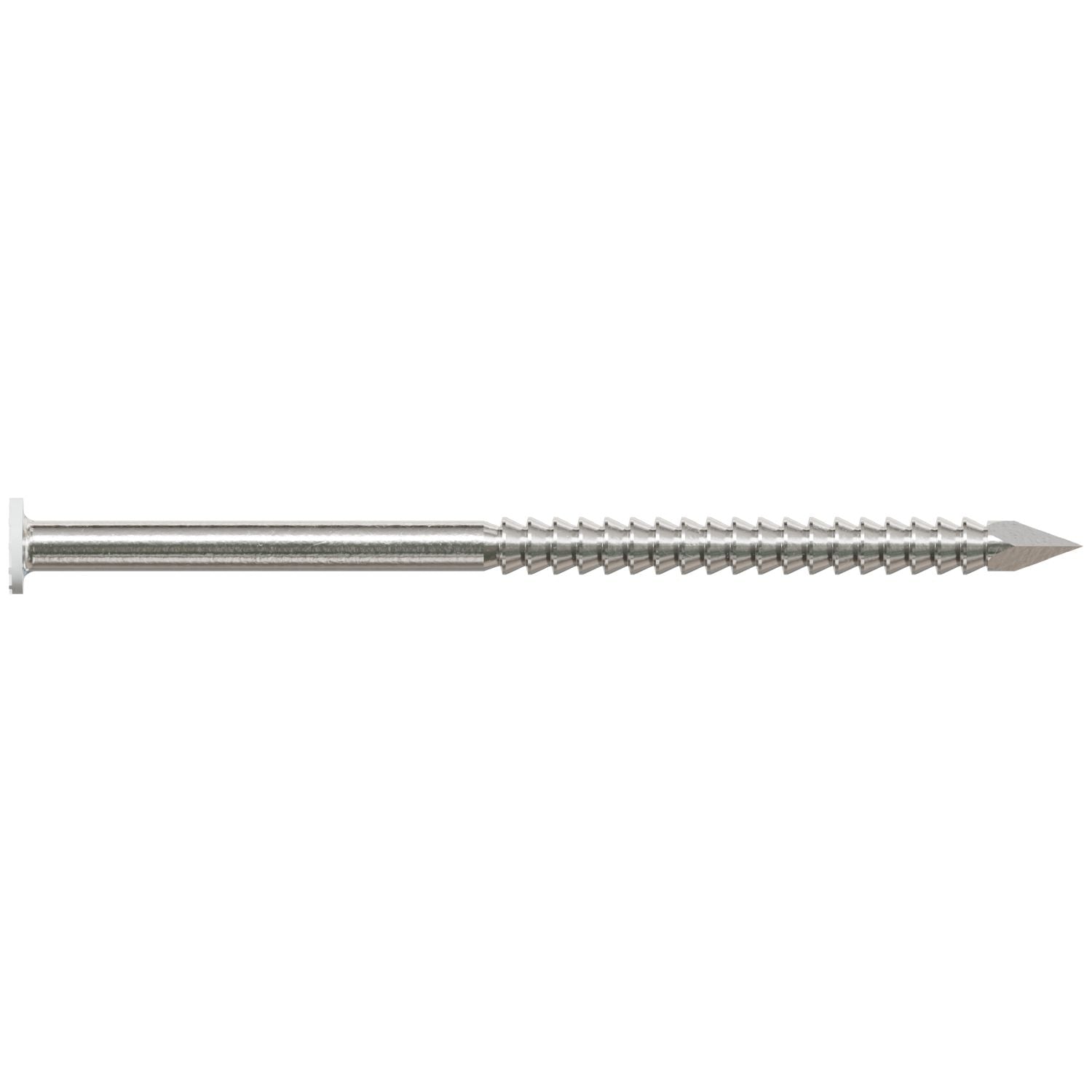 Simpson Strong-Tie S5SNDW1 Painted Siding Nail,  1-3/4-in. x .083-in. Type 304 Stainless Steel, White, 1-lb.