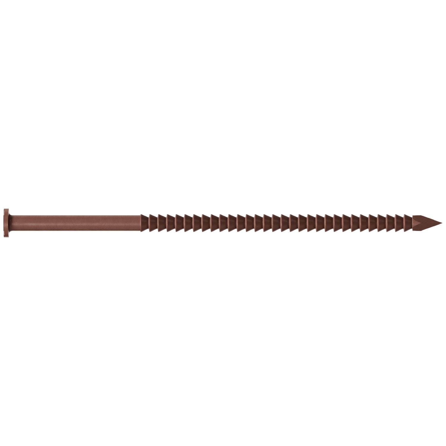 Simpson Strong-Tie S8SNDR1 Painted Siding Nail,  2-1/2-in. x .092-in. Type 304 Stainless Steel, Redwood, 1-lb.