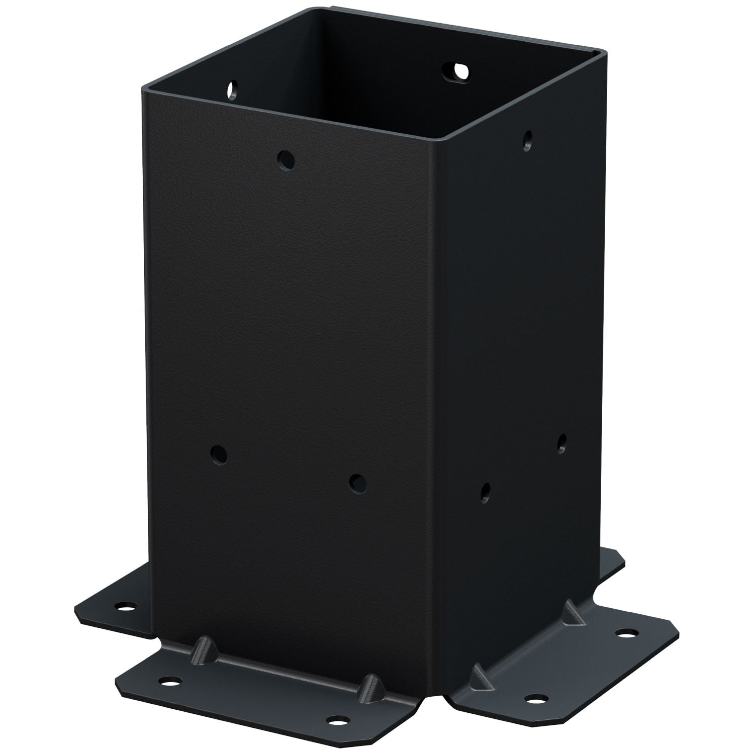 Simpson Strong-Tie SAGE-B44 Outdoor Accents Sage System Black Powder-Coated Post Base for 4x4