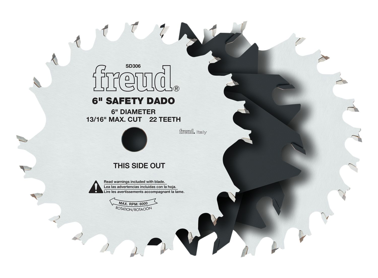 Freud SD306 6-Inch Safety Dado Sets