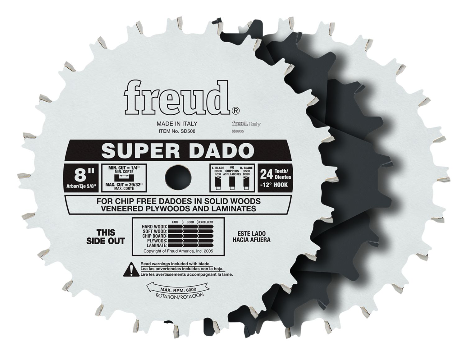 Freud SD508 8-Inch Super Dado Sets