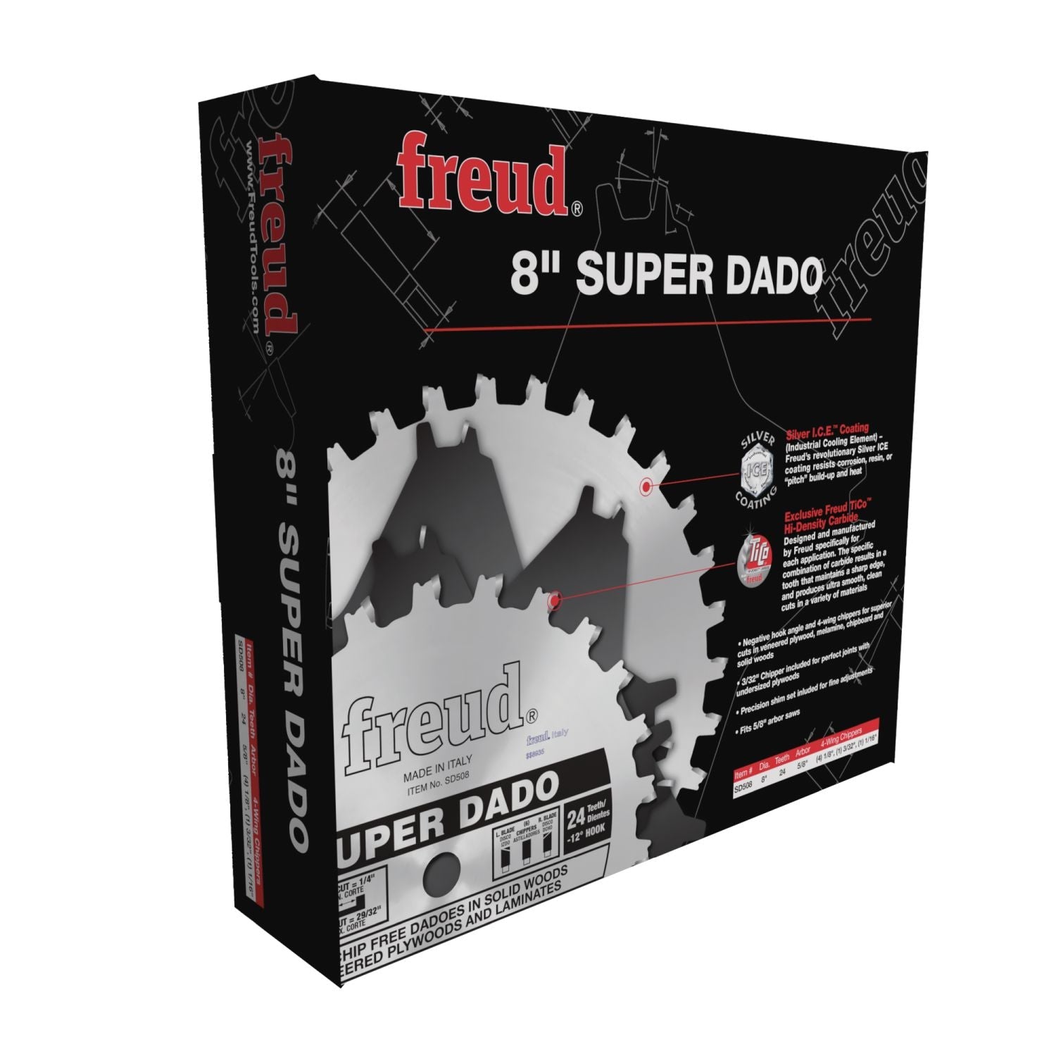 Freud SD508 8-Inch Super Dado Sets