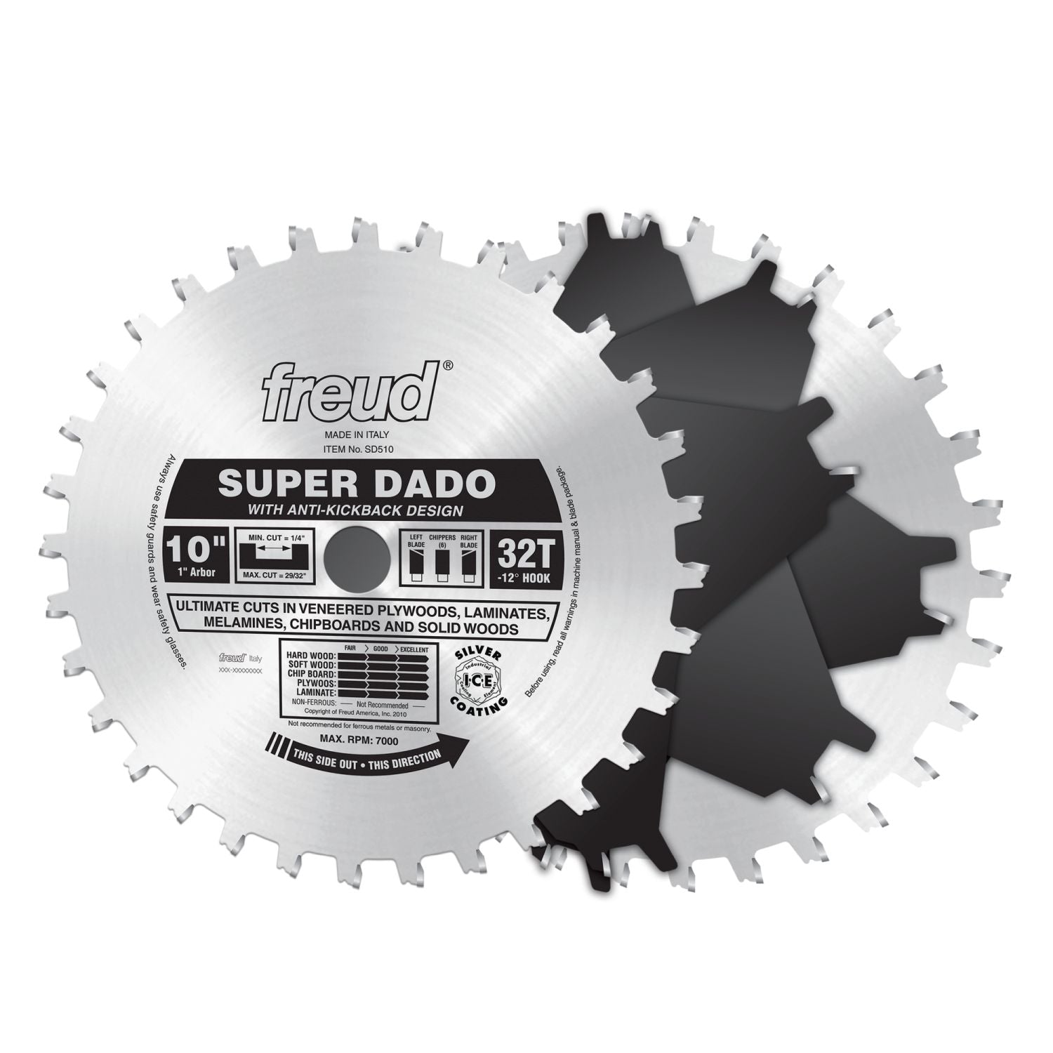 Freud SD510 10-Inch Super Dado Sets