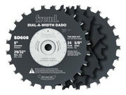 Freud SD608 8-Inch Dial-A-Width Stacked Dado Sets