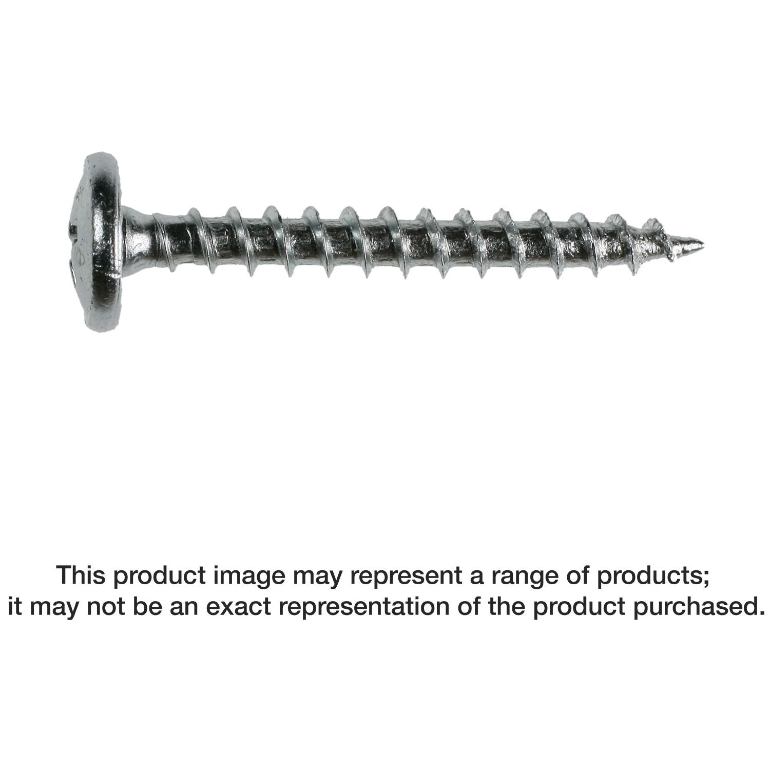 Simpson Strong-Tie SD8X1.25-R Wafer-Head Screw,  #8 x 1-1/4-in. #2 Phillips, Clear Zinc Coating, 100-Pack