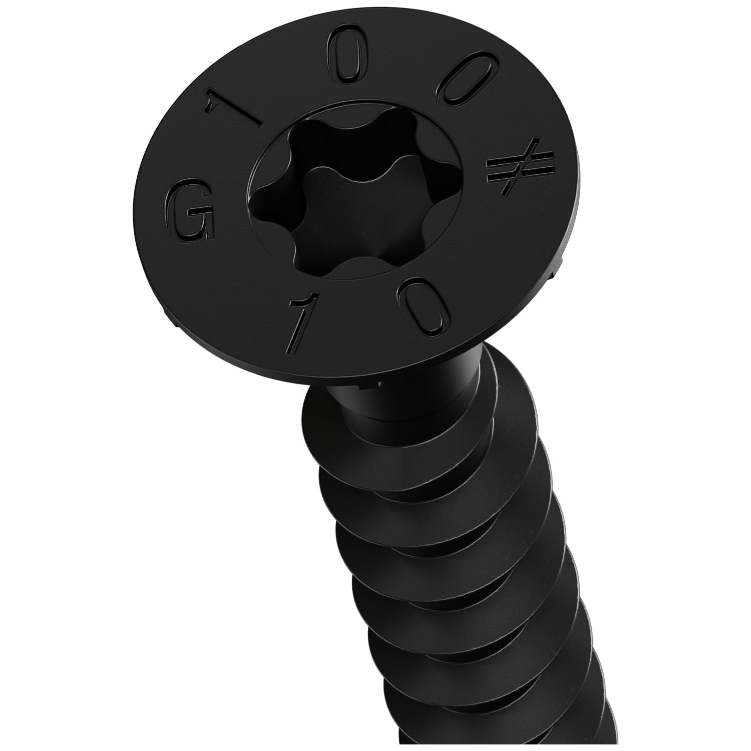 Simpson Strong-Tie SDCF10X100-R30 Strong-Drive SDCF TIMBER-CF Screw,  0.390-in. x 4-in. T50, E-Coat, 30-Pack