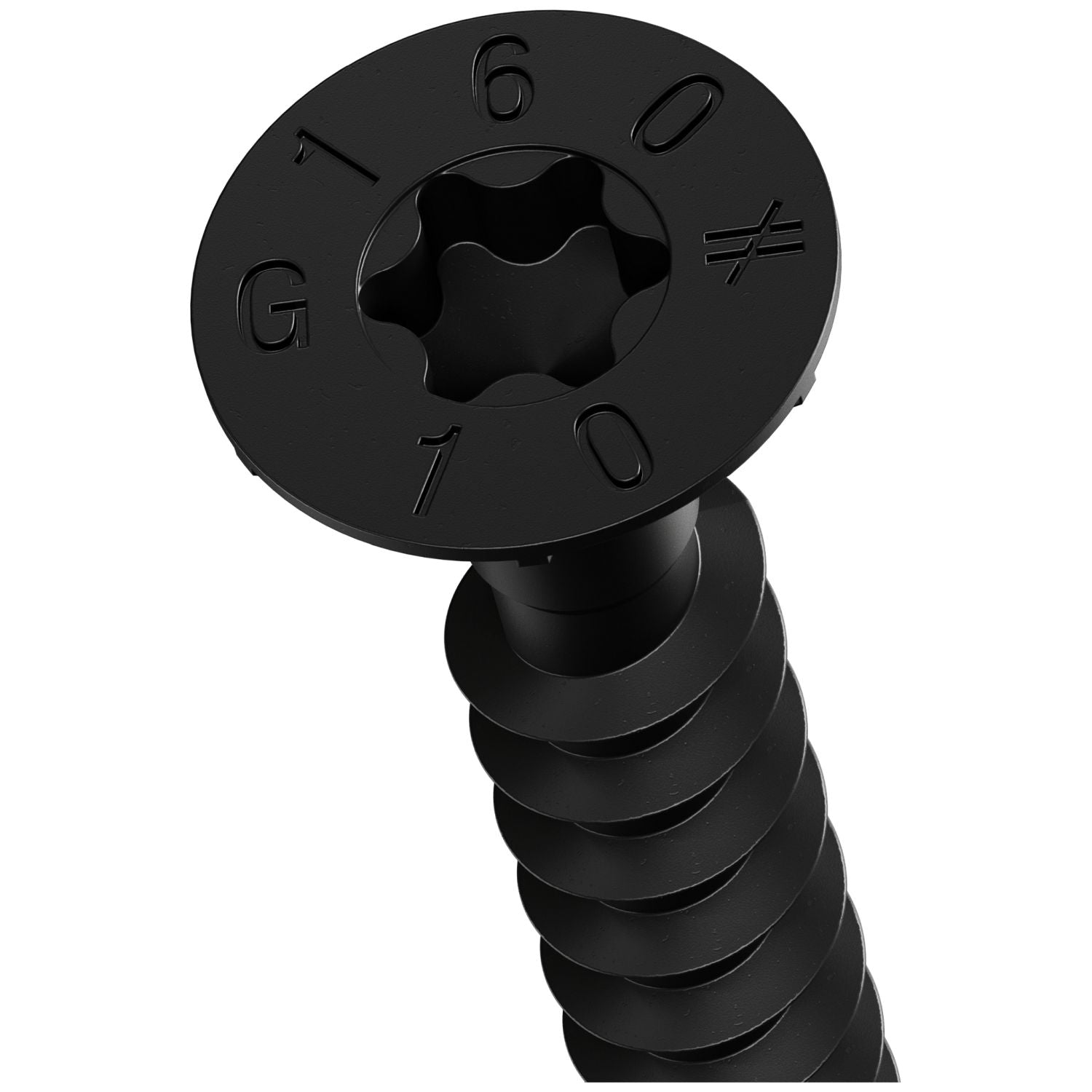 Simpson Strong-Tie SDCF10X160-R30 Strong-Drive SDCF TIMBER-CF Screw,  0.390-in. x 6-1/4-in. T50, E-Coat, 30-Pack