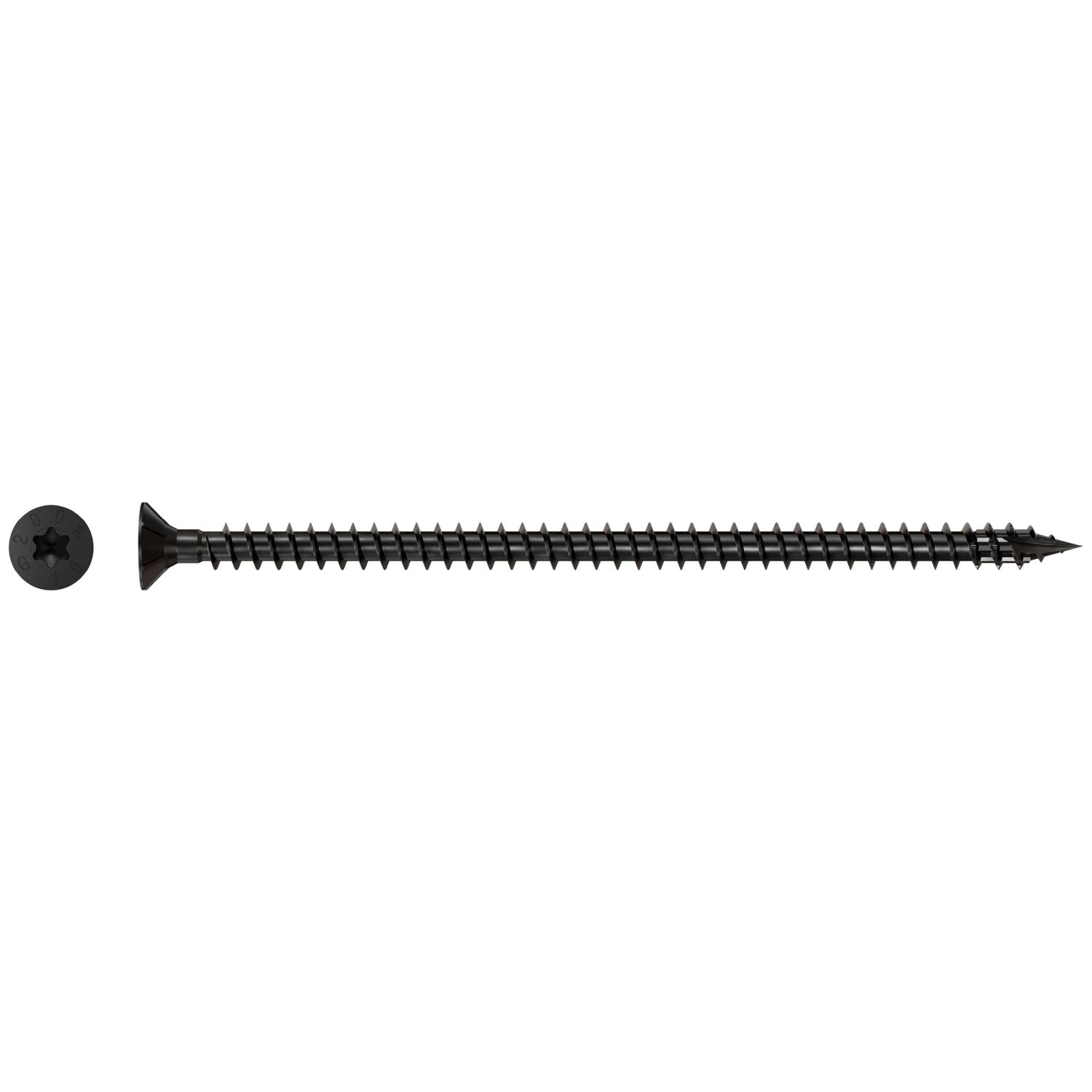 Simpson Strong-Tie SDCF10X200-R30 Strong-Drive SDCF TIMBER-CF Screw,  0.390-in. x 7-7/8-in. T50, E-Coat, 30-Pack