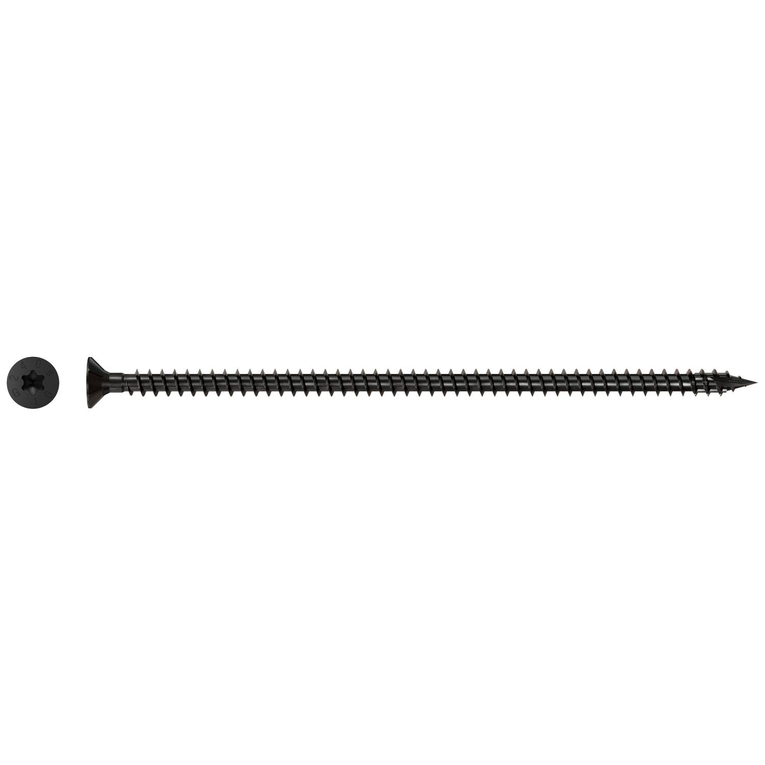 Simpson Strong-Tie SDCF10X240-R30 Strong-Drive SDCF TIMBER-CF Screw,  0.390-in. x 9-1/2-in. T50, E-Coat, 30-Pack
