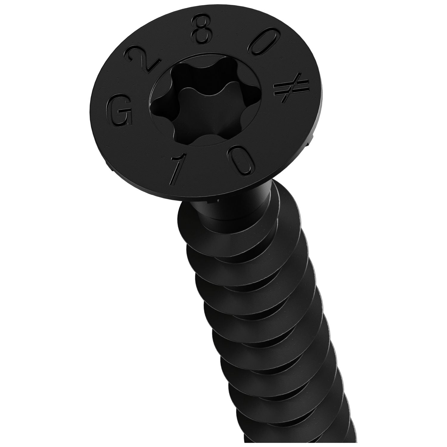 Simpson Strong-Tie SDCF10X280-R30 Strong-Drive SDCF TIMBER-CF Screw,  0.390-in. x 11-in. T50, E-Coat, 30-Pack