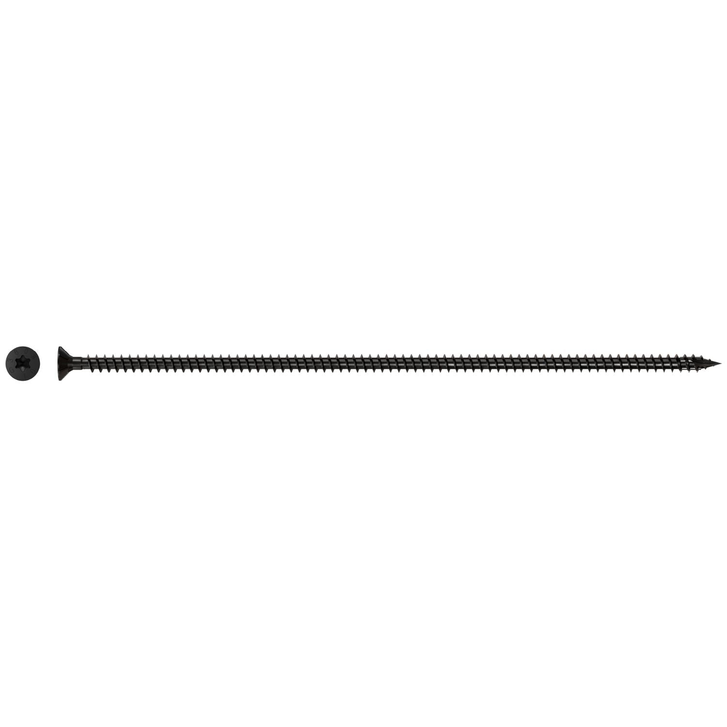 Simpson Strong-Tie SDCF10X360-R25 Strong-Drive SDCF TIMBER-CF Screw,  0.390-in. x 14-in. T50, E-Coat, 25-Pack