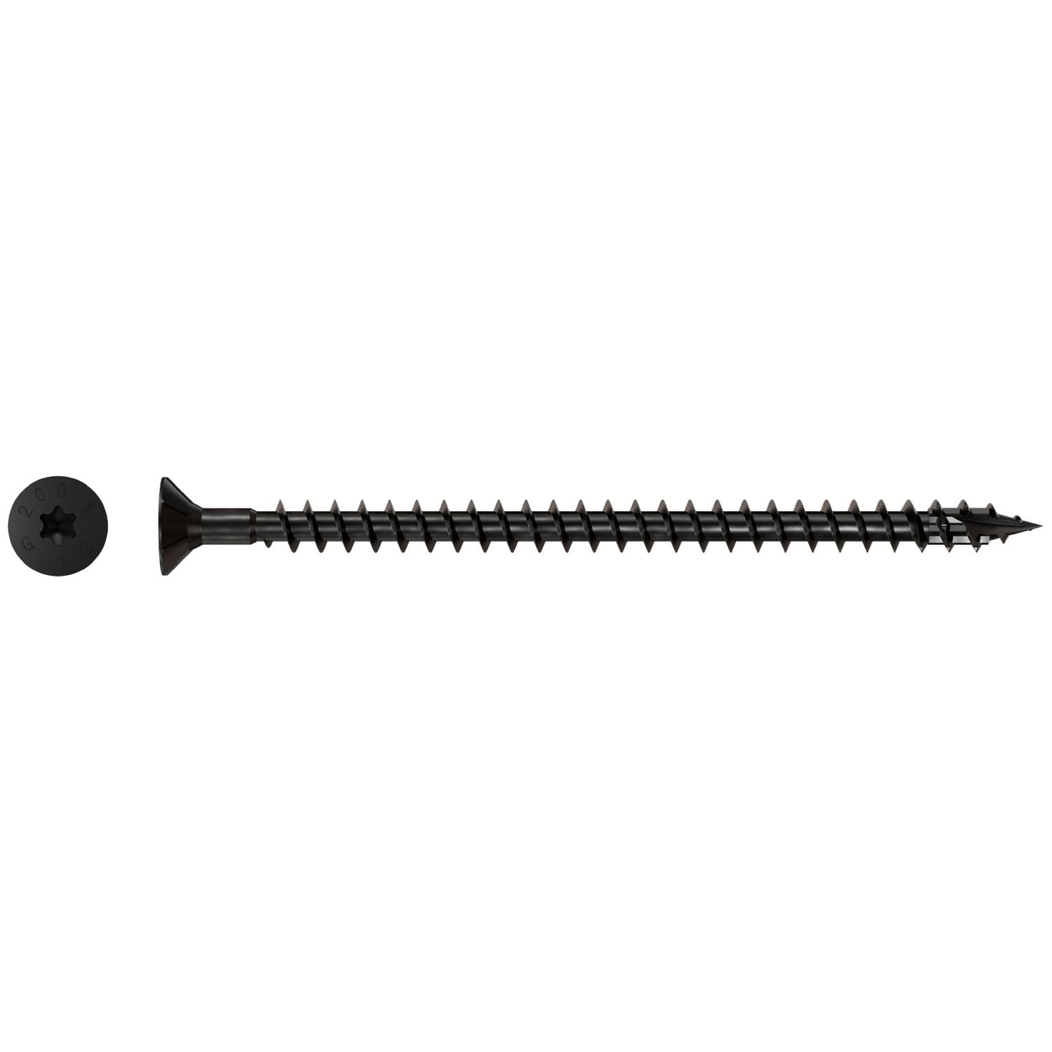 Simpson Strong-Tie SDCF12X200 Strong-Drive SDCF TIMBER-CF Screw,  0.470-in. x 7-7/8-in. T50, E-Coat, 200-Pack