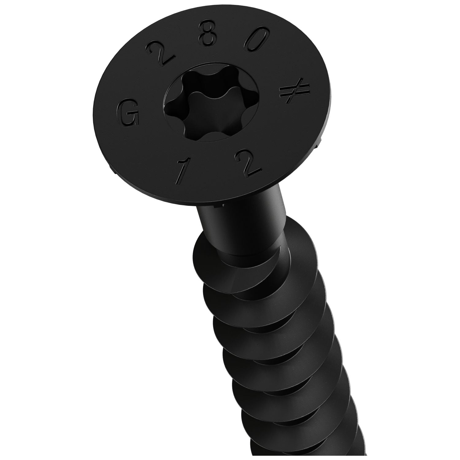 Simpson Strong-Tie SDCF12X280-R25 Strong-Drive SDCF TIMBER-CF Screw,  0.470-in. x 11-in. T50, E-Coat, 25-Pack