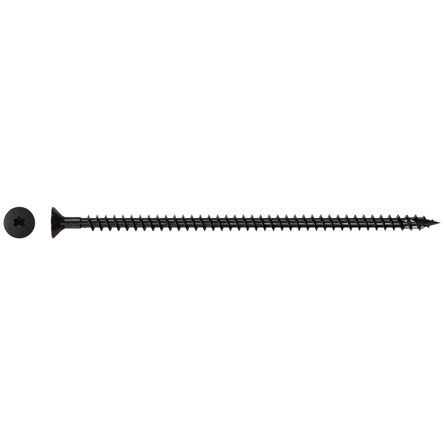 Simpson Strong-Tie SDCF12X280 Strong-Drive SDCF TIMBER-CF Screw,  0.470-in. x 11-in. T50, E-Coat, 150-Pack