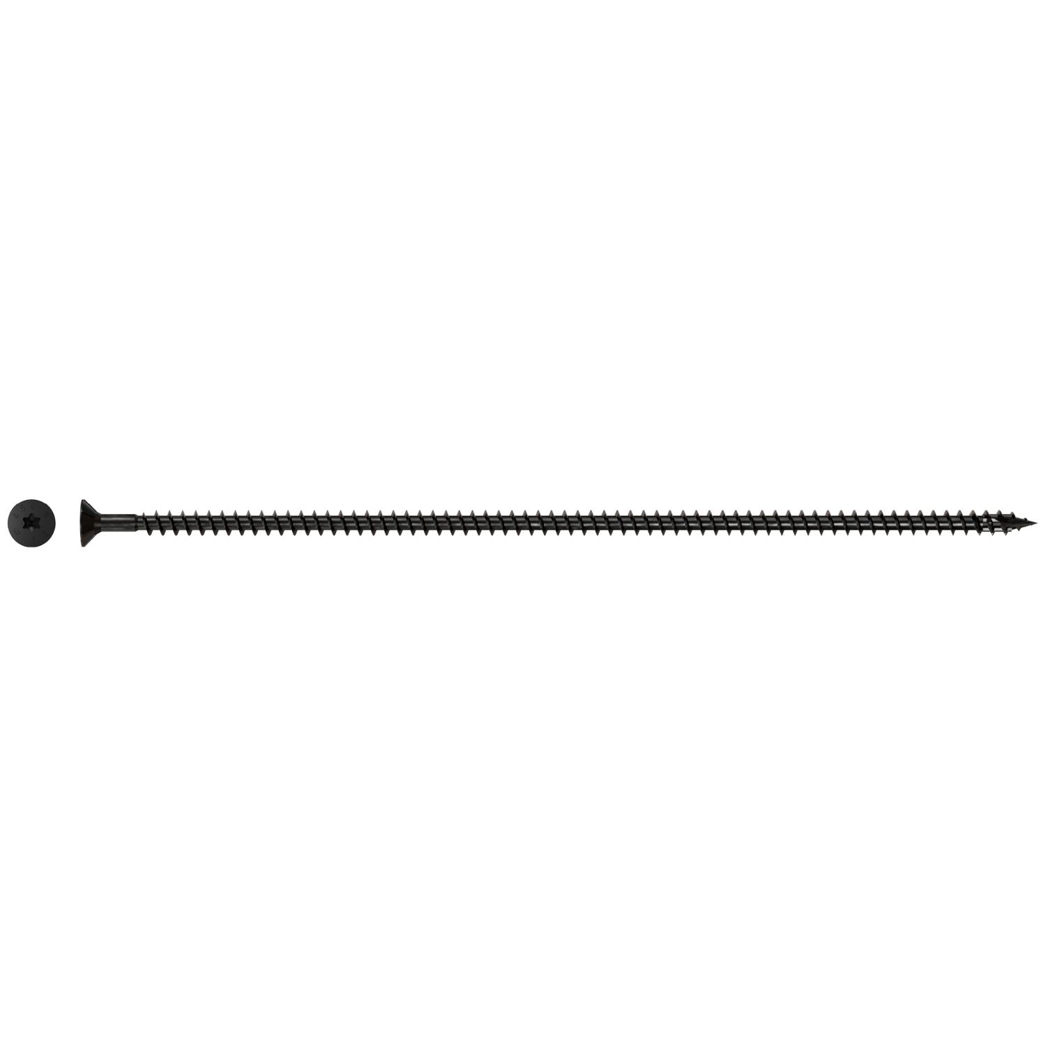 Simpson Strong-Tie SDCF12X450-R25 Strong-Drive SDCF TIMBER-CF Screw,  0.470-in. x 17-3/4-in. T50, E-Coat, 25-Pack