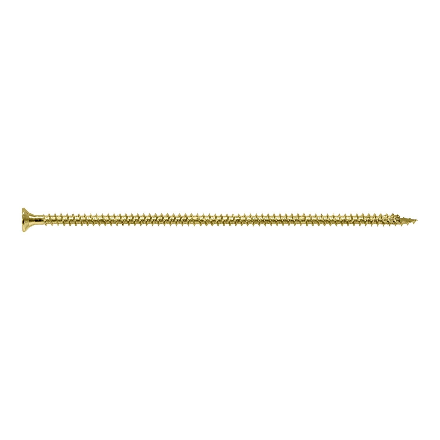 Simpson Strong-Tie SDCF221014 Strong-Drive SDCF TIMBER-CF Screw,  0.315-in. x 10-1/4-in. T40, Yellow Zinc, 250-Pack