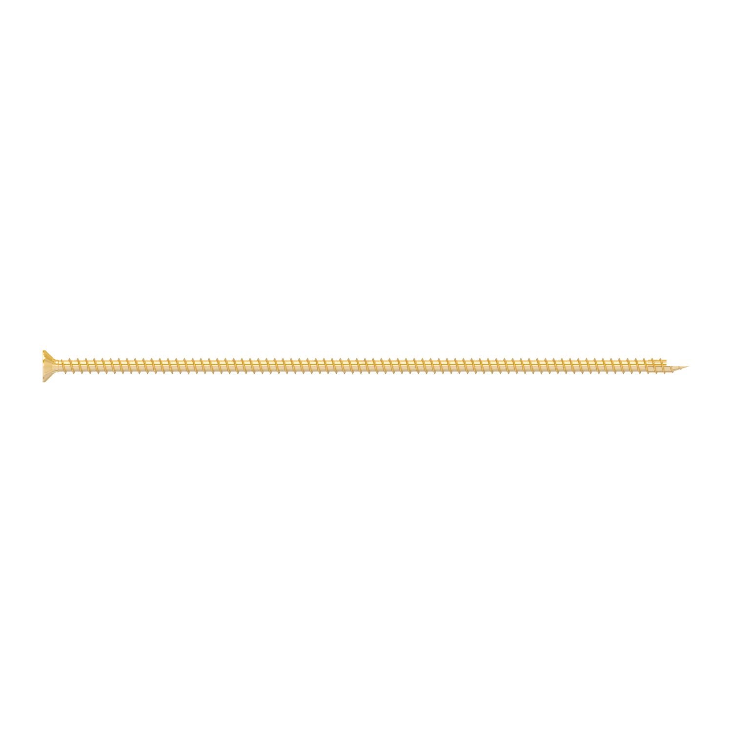 Simpson Strong-Tie SDCF221134 Strong-Drive SDCF TIMBER-CF Screw,  0.315-in. x 11-3/4-in. T40, Yellow Zinc, 250-Pack