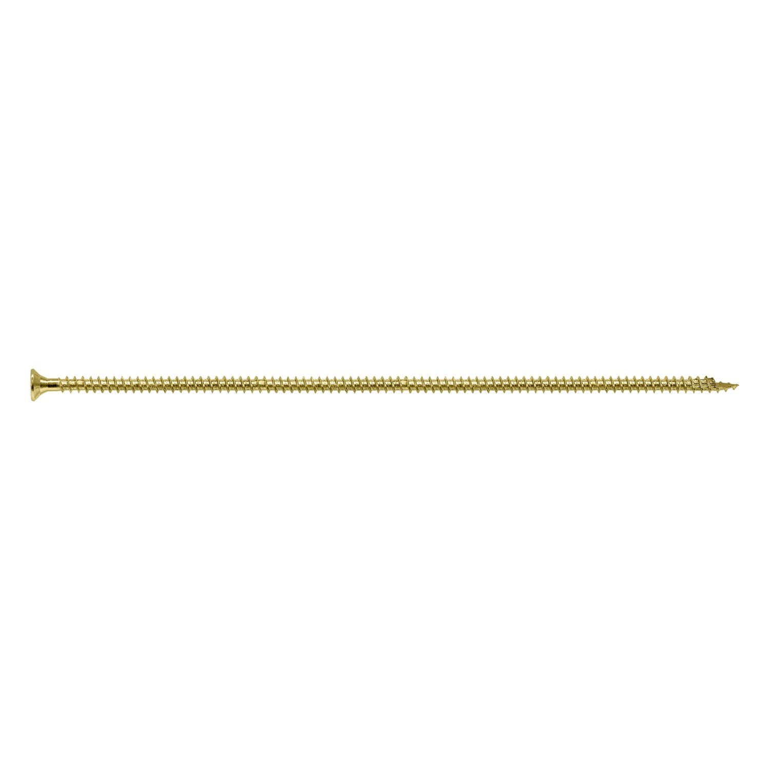Simpson Strong-Tie SDCF221334 Strong-Drive SDCF TIMBER-CF Screw,  0.315-in. x 13-3/4-in. T40, Yellow Zinc, 250-Pack