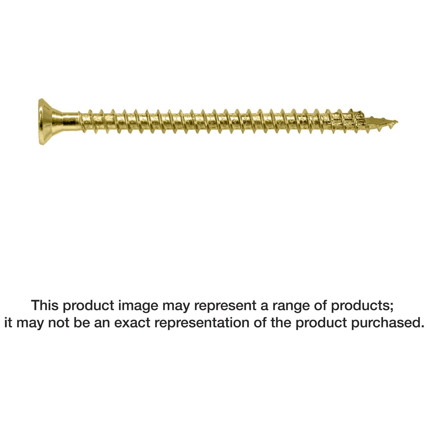 Simpson Strong-Tie SDCF22434 Strong-Drive SDCF TIMBER-CF Screw,  0.315-in. x 4-3/4-in. T40, Yellow Zinc, 250-Pack