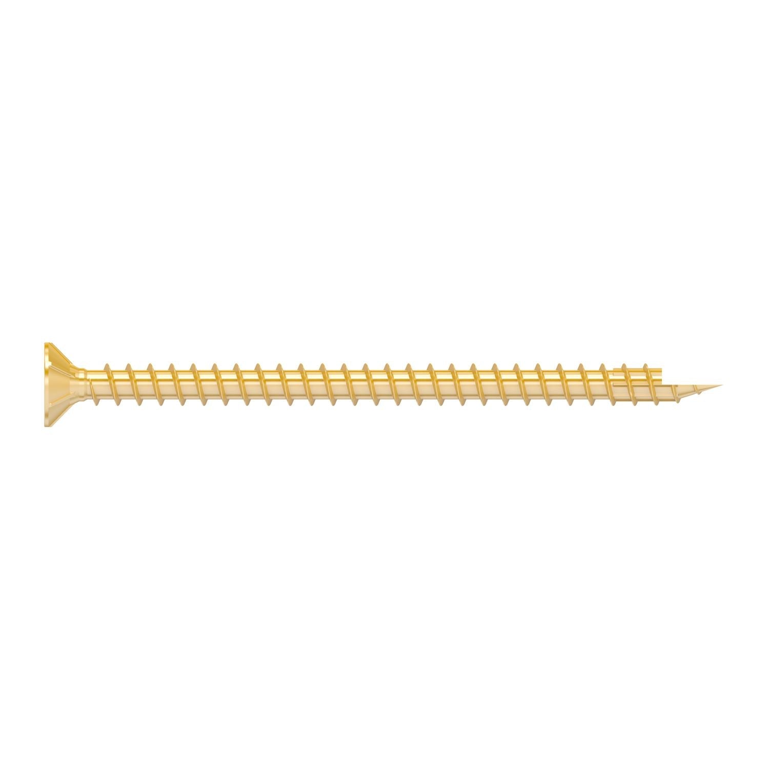 Simpson Strong-Tie SDCF22434 Strong-Drive SDCF TIMBER-CF Screw,  0.315-in. x 4-3/4-in. T40, Yellow Zinc, 250-Pack