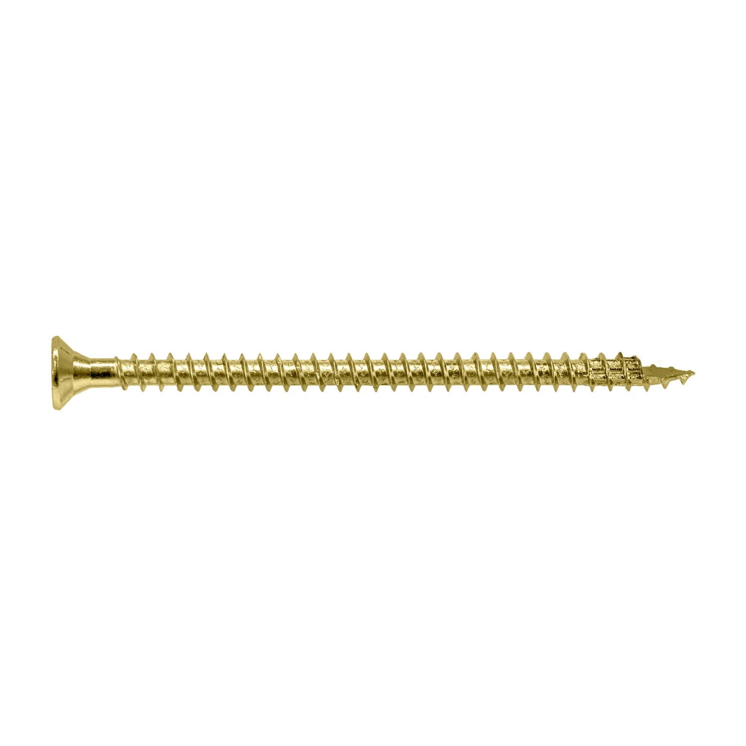 Simpson Strong-Tie SDCF22512 Strong-Drive SDCF TIMBER-CF Screw,  0.315-in. x 5-1/2-in. T40, Yellow Zinc, 250-Pack