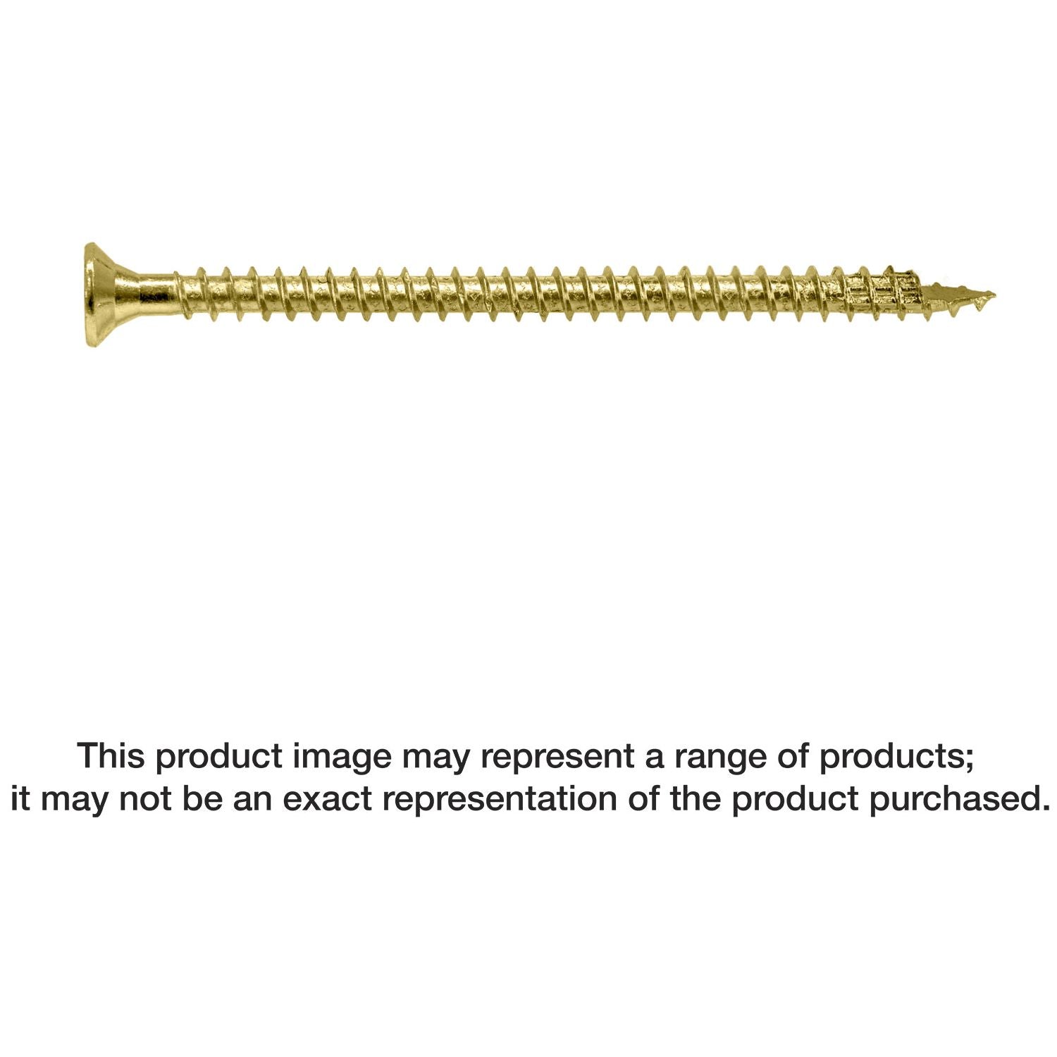 Simpson Strong-Tie SDCF22614-R50 Strong-Drive SDCF TIMBER-CF Screw,  0.315-in. x 6-1/4-in. T40, Yellow Zinc, 50-Pack