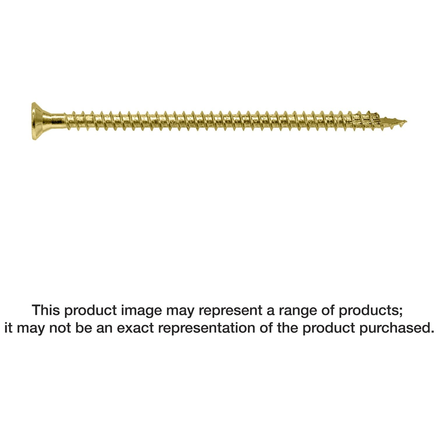 Simpson Strong-Tie SDCF22614 Strong-Drive SDCF TIMBER-CF Screw,  0.315-in. x 6-1/4-in. T40, Yellow Zinc, 250-Pack