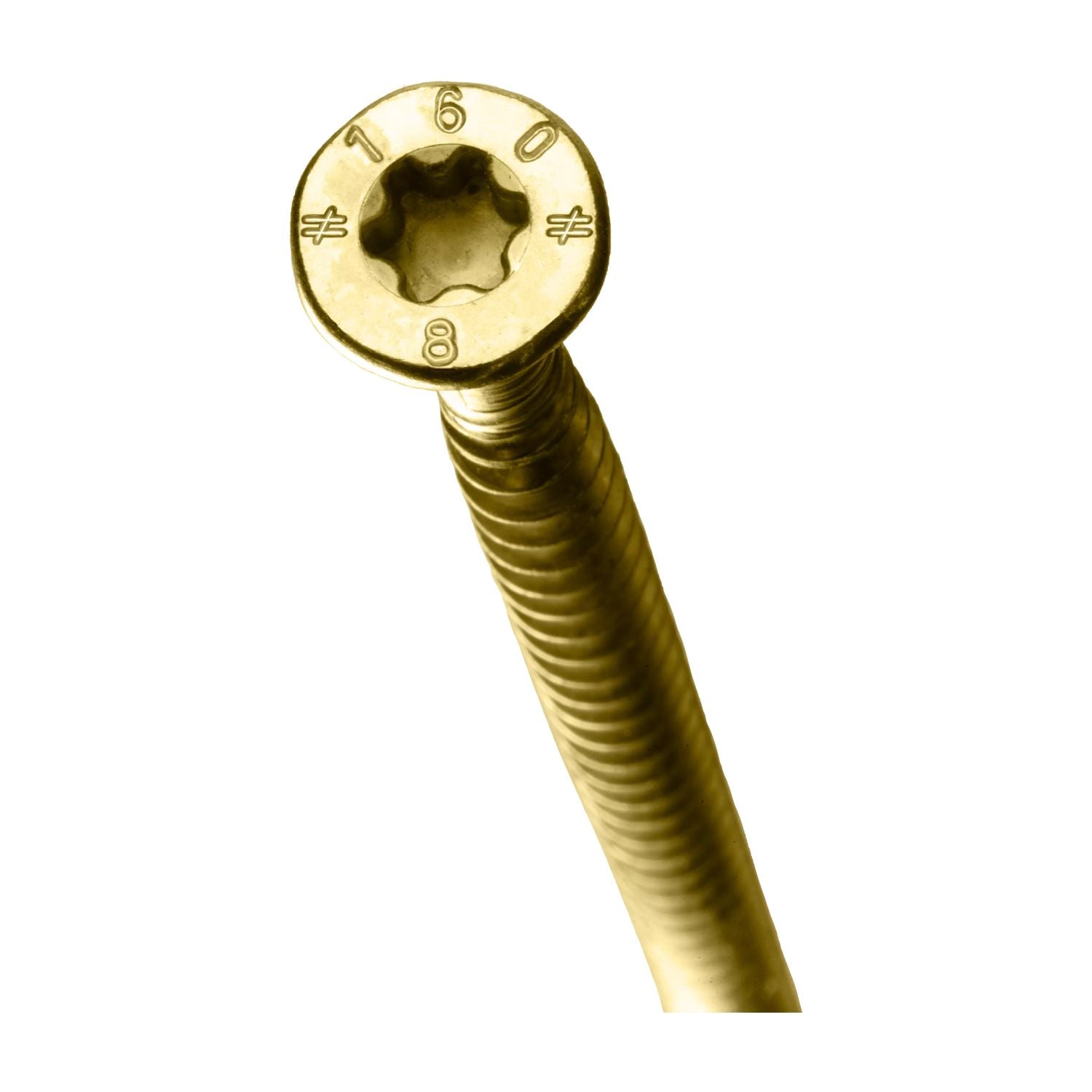Simpson Strong-Tie SDCF22614 Strong-Drive SDCF TIMBER-CF Screw,  0.315-in. x 6-1/4-in. T40, Yellow Zinc, 250-Pack