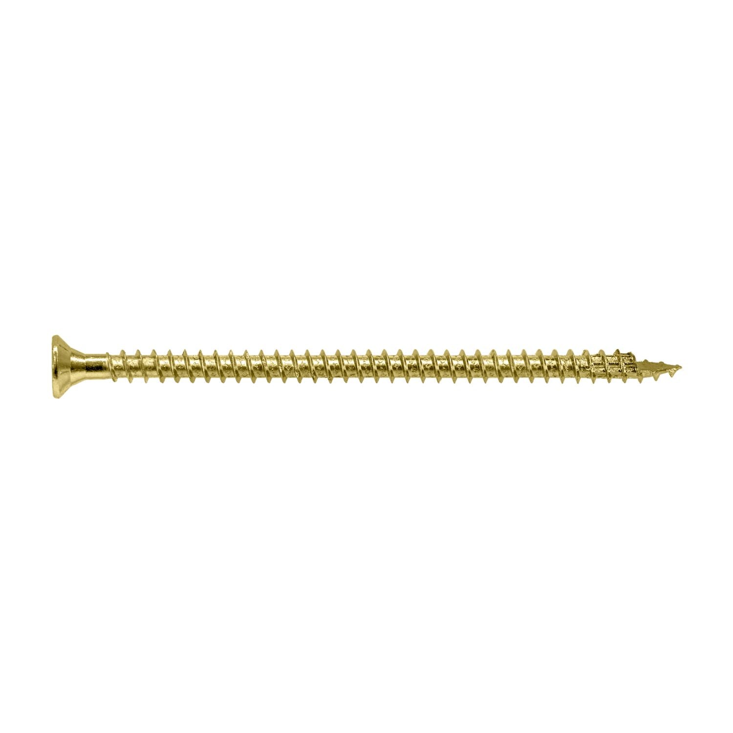 Simpson Strong-Tie SDCF22614 Strong-Drive SDCF TIMBER-CF Screw,  0.315-in. x 6-1/4-in. T40, Yellow Zinc, 250-Pack