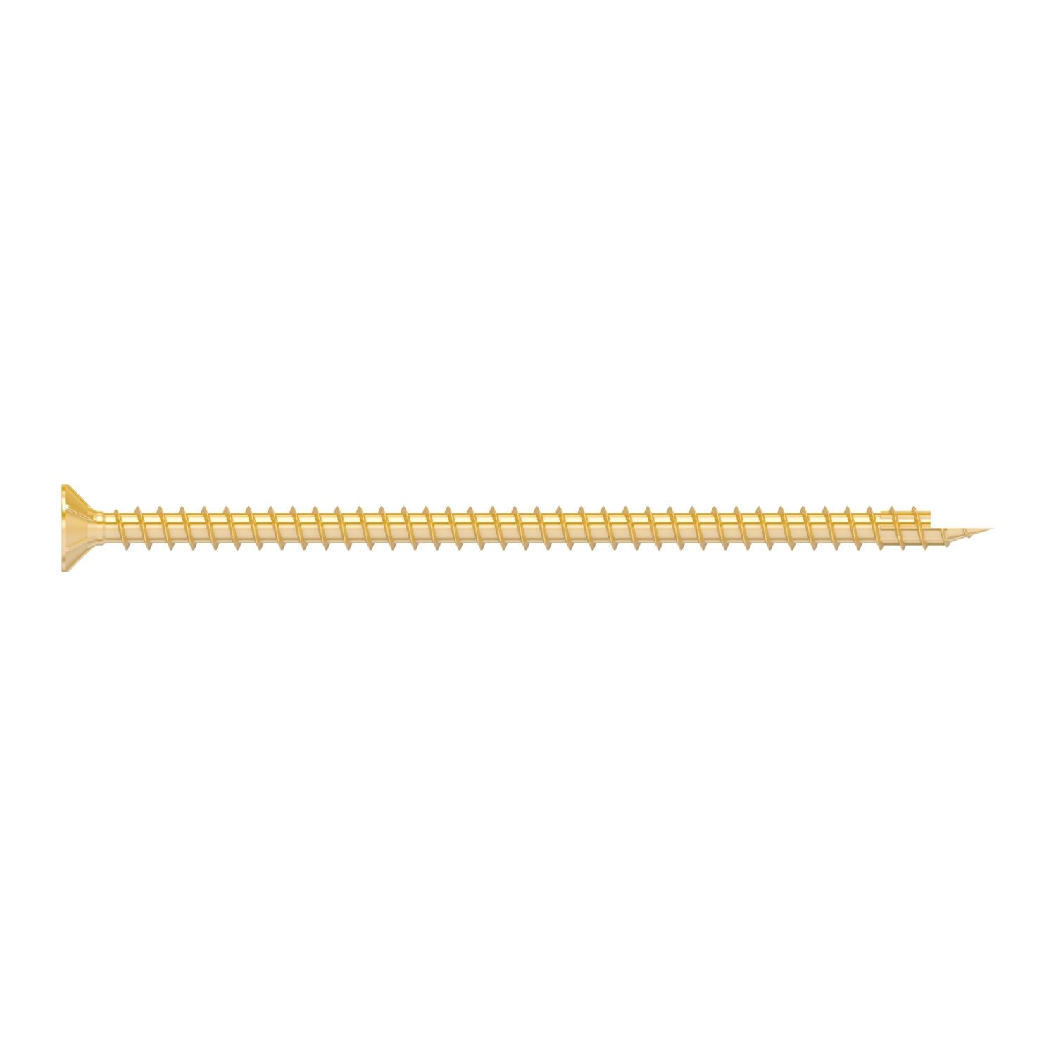 Simpson Strong-Tie SDCF22614 Strong-Drive SDCF TIMBER-CF Screw,  0.315-in. x 6-1/4-in. T40, Yellow Zinc, 250-Pack