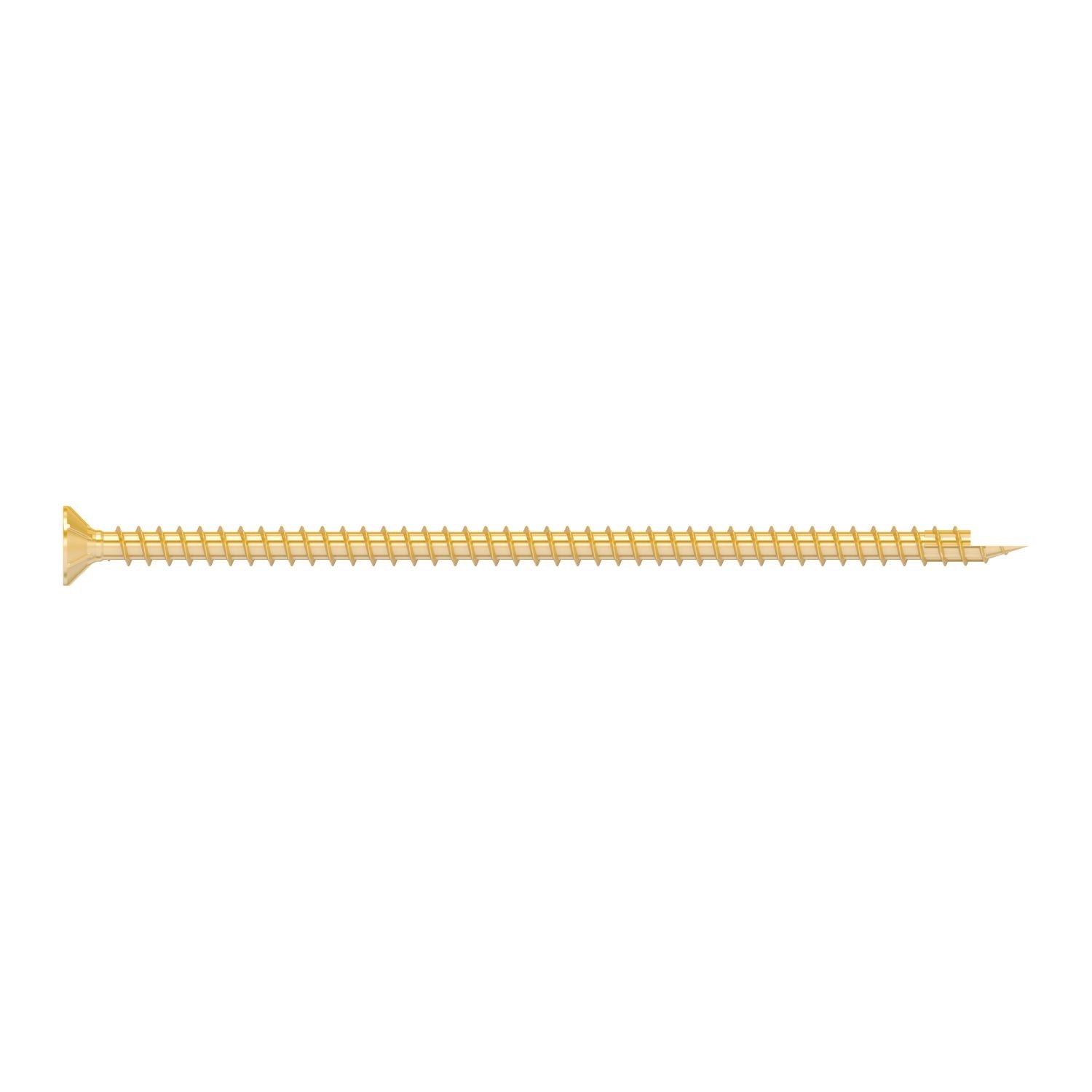Simpson Strong-Tie SDCF22700 Strong-Drive SDCF TIMBER-CF Screw,  0.315-in. x 7-in. T40, Yellow Zinc, 250-Pack