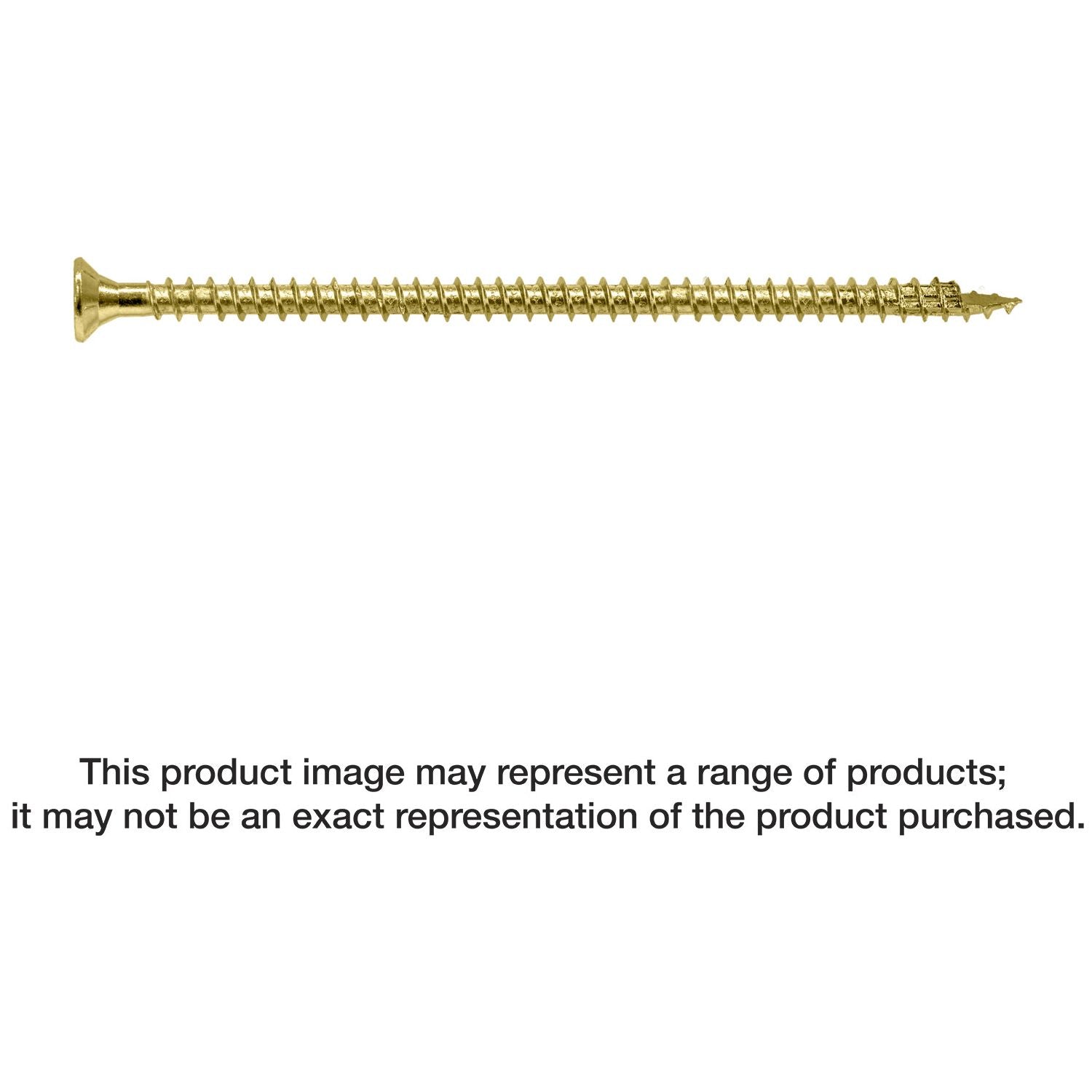 Simpson Strong-Tie SDCF22700 Strong-Drive SDCF TIMBER-CF Screw,  0.315-in. x 7-in. T40, Yellow Zinc, 250-Pack