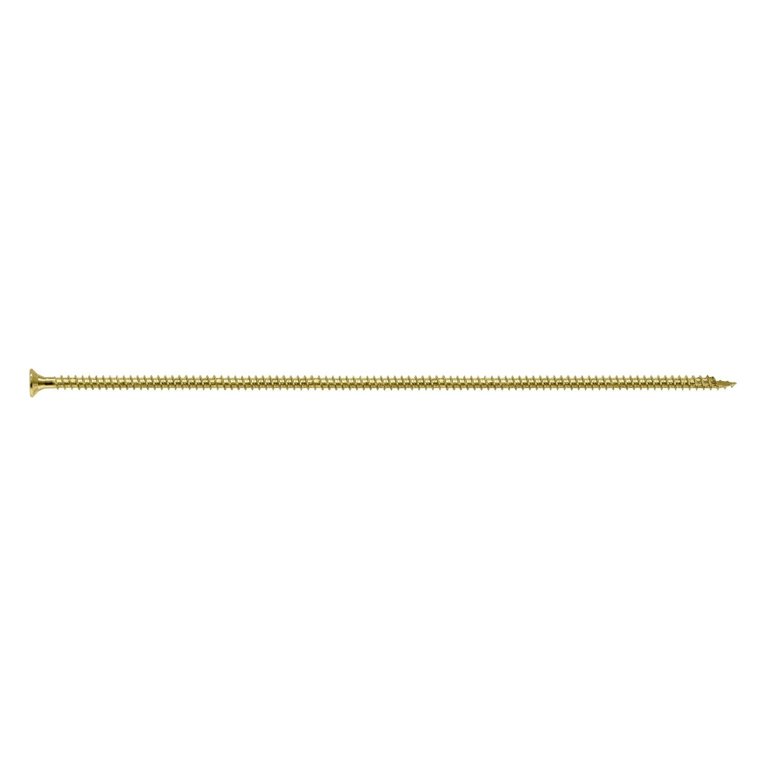 Simpson Strong-Tie SDCF271958 Strong-Drive SDCF TIMBER-CF Screw,  0.390-in. x 19-5/8-in. T50, Yellow Zinc, 100-Pack