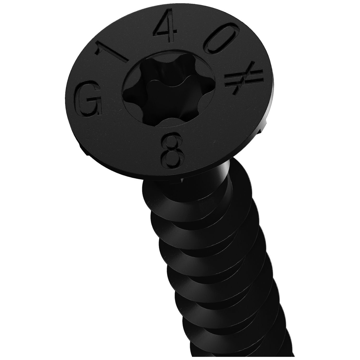 Simpson Strong-Tie SDCF8X140 Strong-Drive SDCF TIMBER-CF Screw,  0.315-in. x 5-1/2-in. T40, E-Coat, 250-Pack