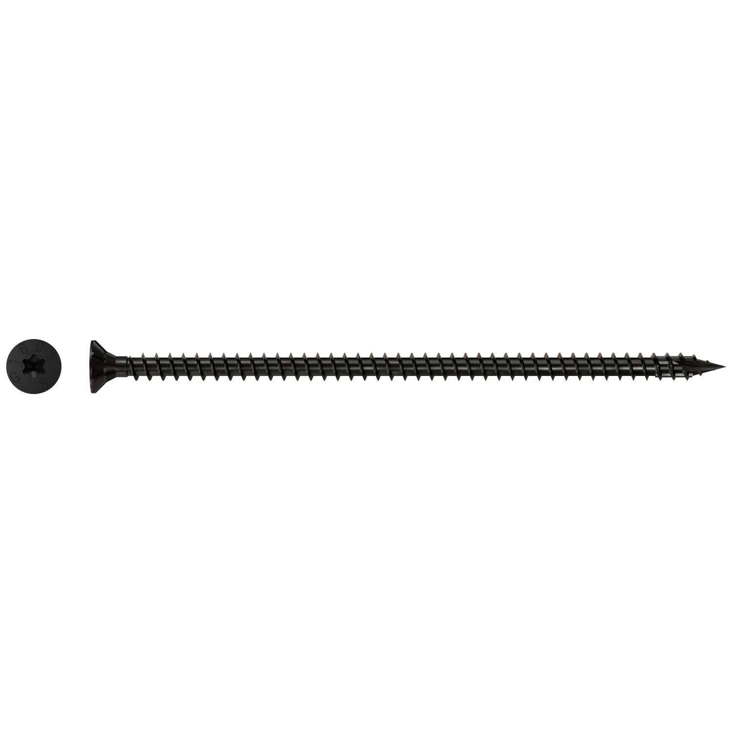 Simpson Strong-Tie SDCF8X180 Strong-Drive SDCF TIMBER-CF Screw,  0.315-in. x 7-in. T40, E-Coat, 250-Pack
