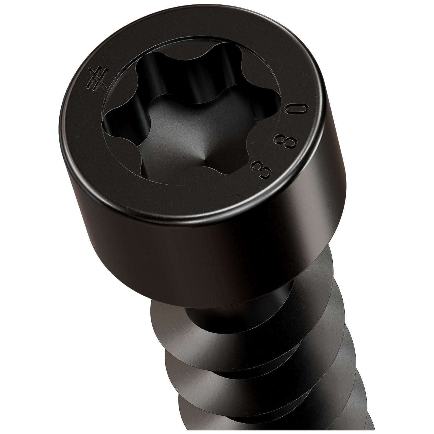 Simpson Strong-Tie SDCFC10X380-R25 Strong-Drive SDCFC TIMBER-CFC Screw,  0.390-in. x 15-in. T50, E-Coat, 25-Pack