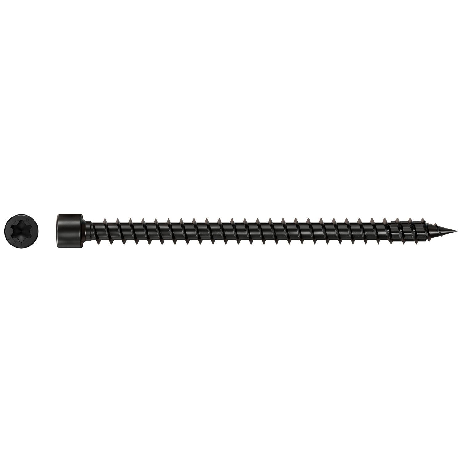 Simpson Strong-Tie SDCFC8X120 Strong-Drive SDCFC TIMBER-CFC Screw,  0.315-in. x 4-3/4-in. T40, E-Coat, 250-Pack