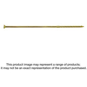 Simpson Strong-Tie SDCP221100 Strong-Drive SDCP TIMBER-CP Screw,  0.315-in. x 11-in. T40, Yellow Zinc, 250-Pack