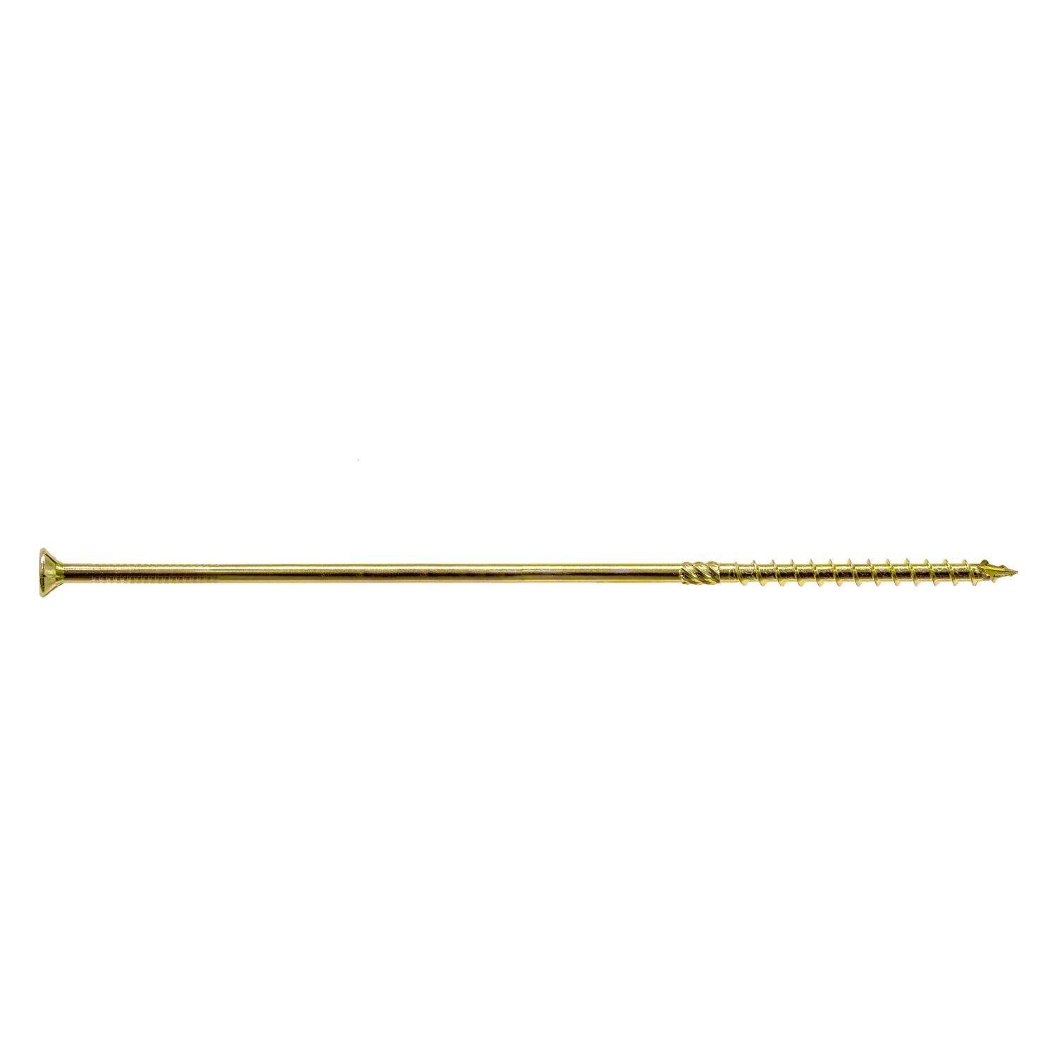 Simpson Strong-Tie SDCP221100 Strong-Drive SDCP TIMBER-CP Screw,  0.315-in. x 11-in. T40, Yellow Zinc, 250-Pack