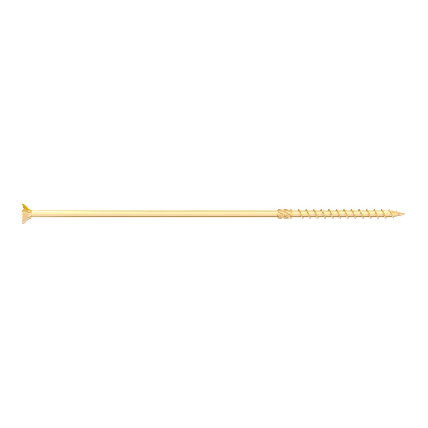 Simpson Strong-Tie SDCP221100 Strong-Drive SDCP TIMBER-CP Screw,  0.315-in. x 11-in. T40, Yellow Zinc, 250-Pack