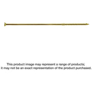 Simpson Strong-Tie SDCP221134 Strong-Drive SDCP TIMBER-CP Screw,  0.315-in. x 11-3/4-in. T40, Yellow Zinc, 250-Pack