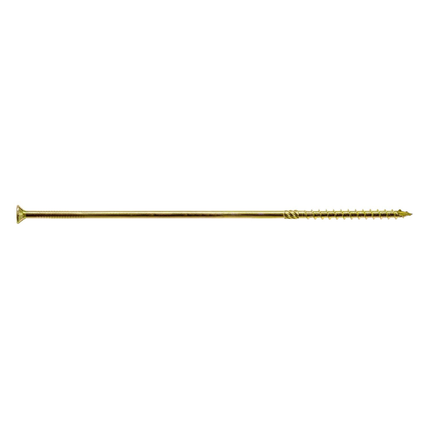 Simpson Strong-Tie SDCP221134 Strong-Drive SDCP TIMBER-CP Screw,  0.315-in. x 11-3/4-in. T40, Yellow Zinc, 250-Pack