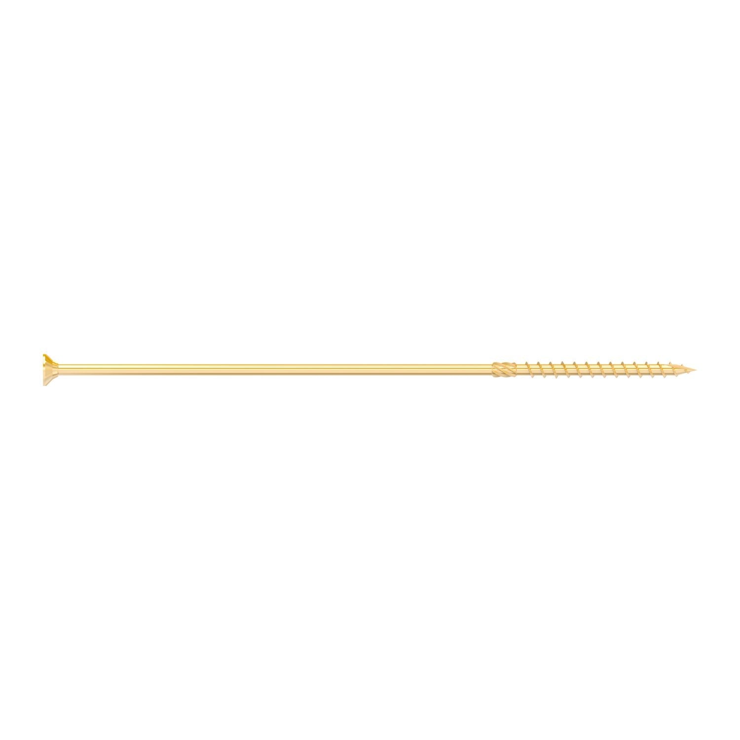 Simpson Strong-Tie SDCP221134 Strong-Drive SDCP TIMBER-CP Screw,  0.315-in. x 11-3/4-in. T40, Yellow Zinc, 250-Pack