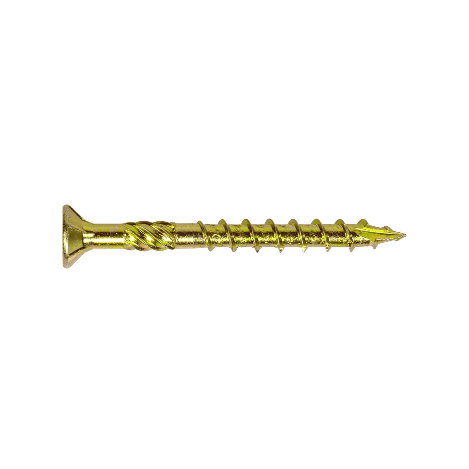 Simpson Strong-Tie SDCP22318 Strong-Drive SDCP TIMBER-CP Screw,  0.315-in. x 3-1/8-in. T40, Yellow Zinc, 250-Pack