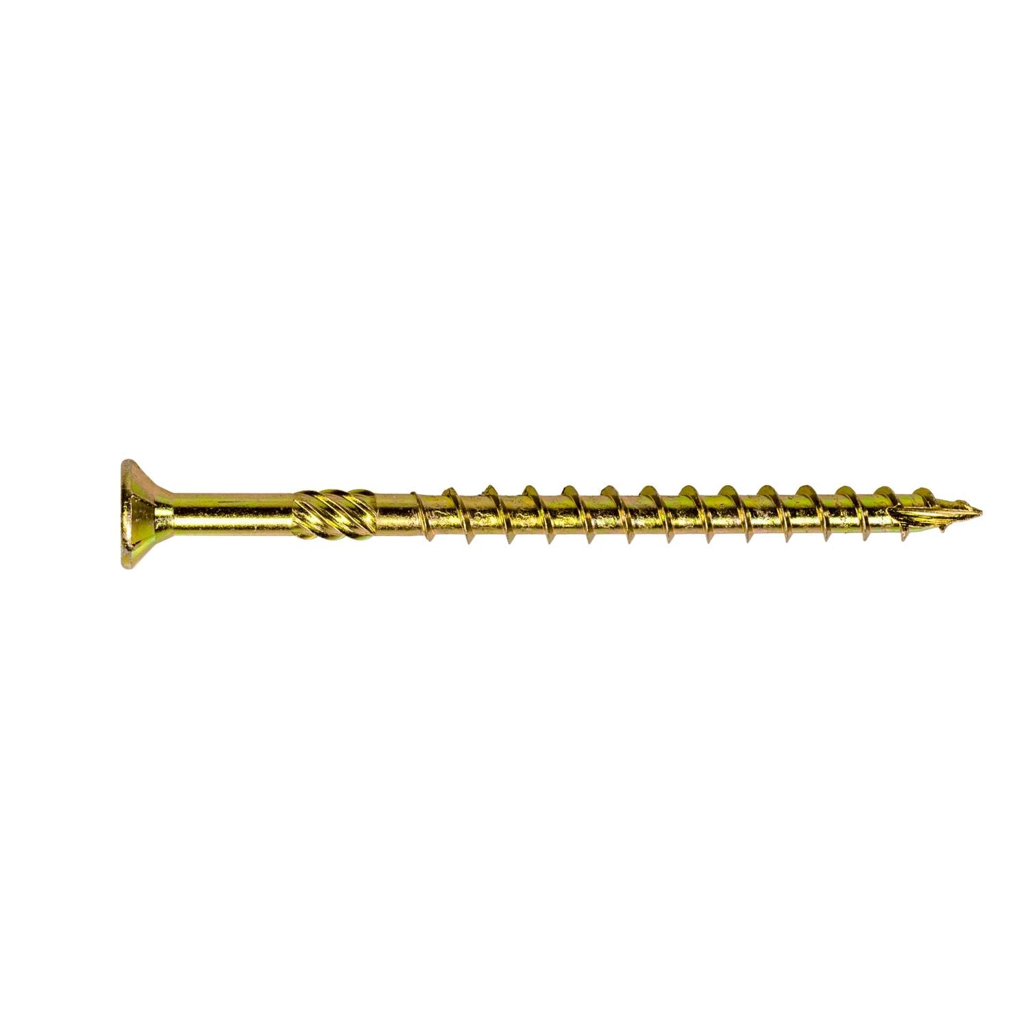 Simpson Strong-Tie SDCP22434 Strong-Drive SDCP TIMBER-CP Screw,  0.315-in. x 4-3/4-in. T40, Yellow Zinc, 250-Pack