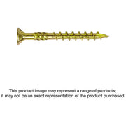 Simpson Strong-Tie SDCP22512-R50 Strong-Drive SDCP TIMBER-CP Screw,  0.315-in. x 5-1/2-in. T40, Yellow Zinc, 50-Pack