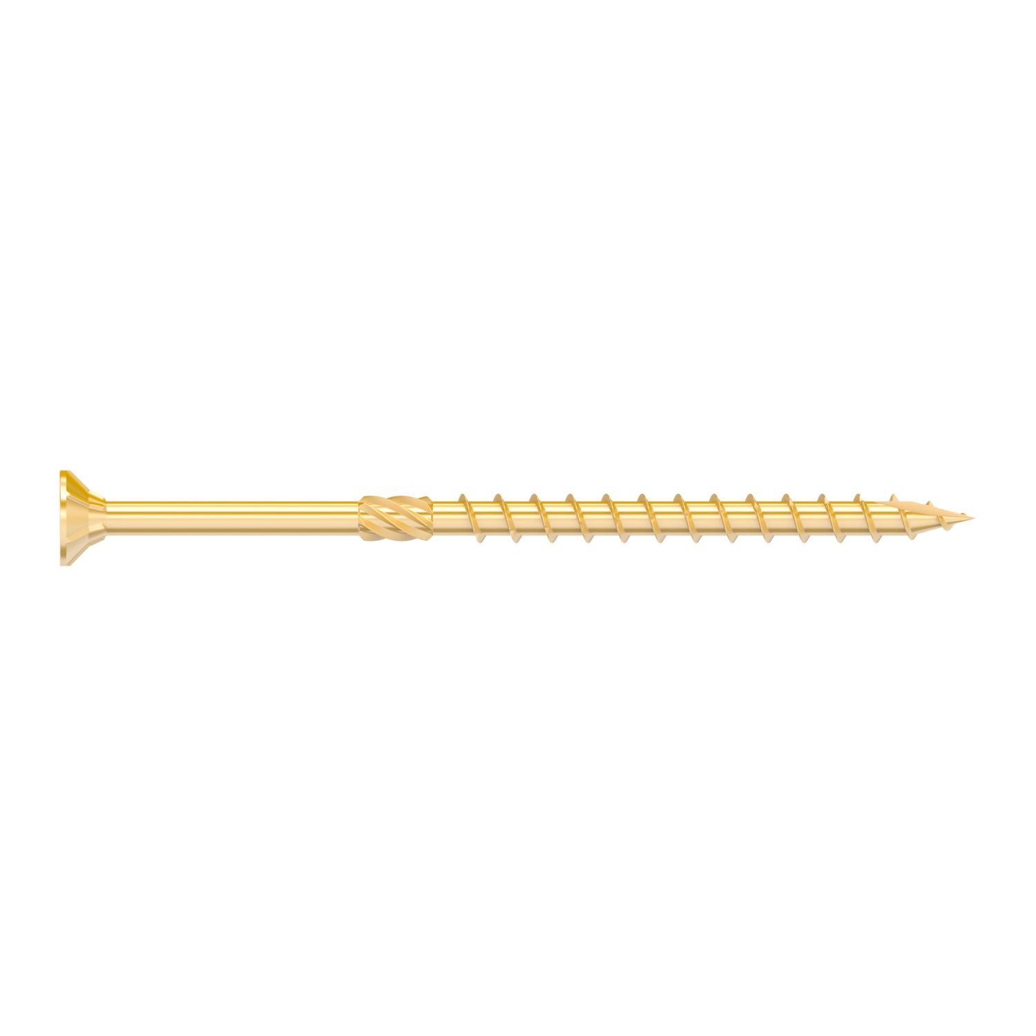 Simpson Strong-Tie SDCP22512 Strong-Drive SDCP TIMBER-CP Screw,  0.315-in. x 5-1/2-in. T40, Yellow Zinc, 250-Pack