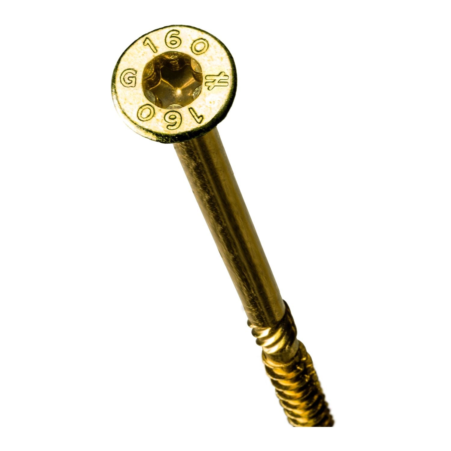 Simpson Strong-Tie SDCP22614 Strong-Drive SDCP TIMBER-CP Screw,  0.315-in. x 6-1/4-in. T40, Yellow Zinc, 250-Pack